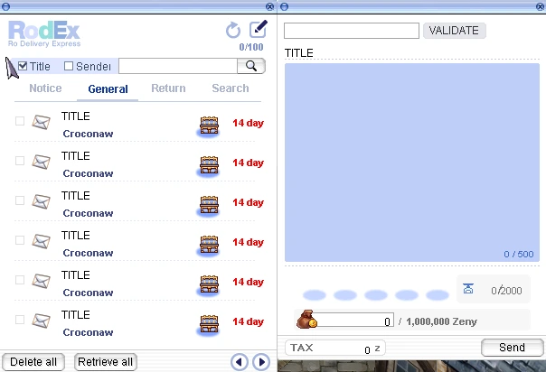 Mail Interface