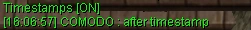 Timestamp ON